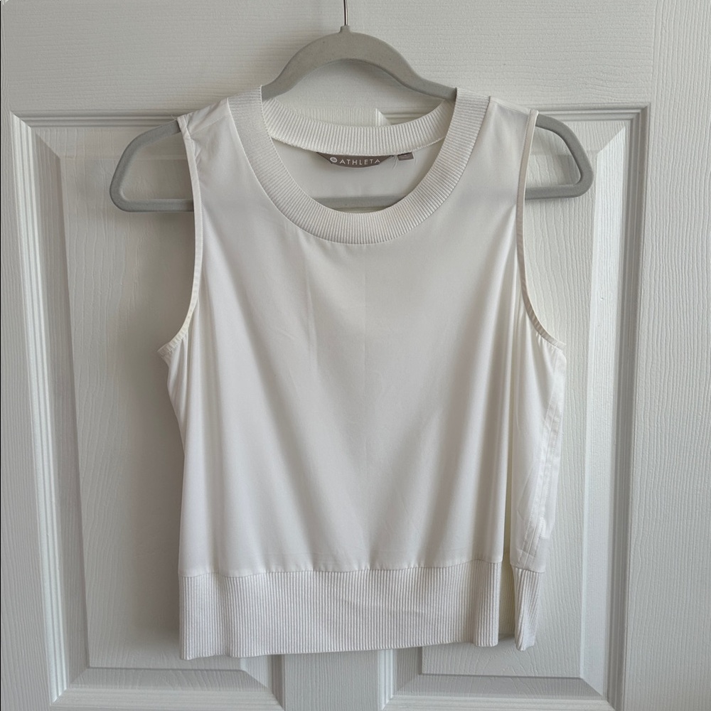 White Athleta tank top